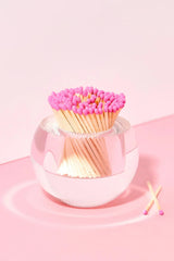 Acrylic Match Striker Set - Hot Pink Matches