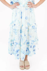 The Blakely Midi Skirt - White