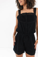 Effortless Look Romper - Black