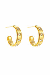 Shine On Earrings - Gold