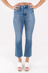 Pistola Lennon High Rise Crop Boot Jeans - Caravan
