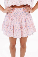 The Penny Lace Skort - Pink