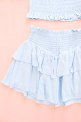 The Brooke Tween Skirt - Baby Blue