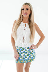 Up To No Good Top - White