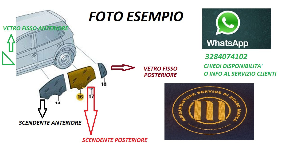 9841995280 SCENDENTE - FISSO PER FIS POS SN OPEL MOKKA 2021 P.TA VR - INC ***ORIGINALE*** 2021