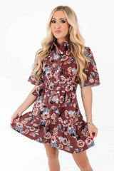 Who She Is Dress - Burgundy