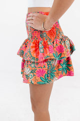 Walk This Way Skirt - Orange
