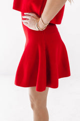 Feeling My Best Skirt - Red