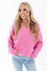 Cotton Candy Cutie Sweater - Pink