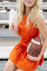Bleacher Babe Dress - Burnt Orange