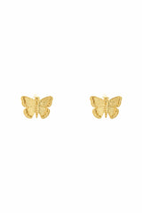 Butterfly Flutter Earrings - Gold