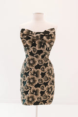 Great In Gold Dress - Black/Gold