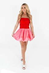 Walk A Mile Dress - Red