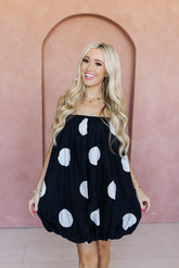 Ring It In Dress - Black