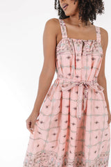 St. Thomas Sun Midi Dress - Pink