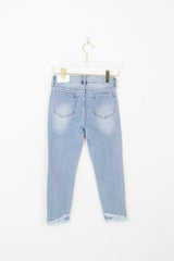 Feel The Fray Tween Jeans - Denim