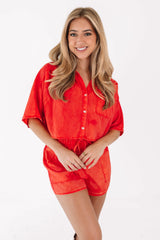 Rain Or Shine Top - Red