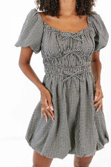 Honey Bloom Dress - Black