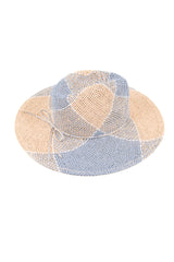 On A Pontoon Straw Hat - Blue