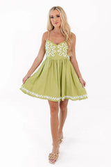 Open Minded Dress - Green