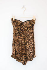 First Look Romper - Leopard