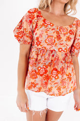 New Mood Top - Orange