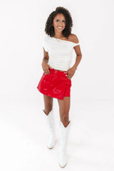 On The Field Skort - Red