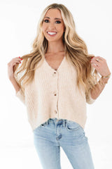 Keeping Cozy Cardigan - Cream