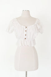 Cute And Cropped Top - White