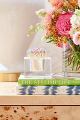 Acrylic Square Match Striker Set - Confetti Matches