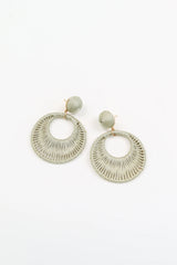 Party In Paraguay Earrings - Sage