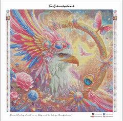 Diamond Painting Bild "Sturmfeder" von TiniSchnickschnack 50x50cm (inkl. Feenstaub) TSS-608
