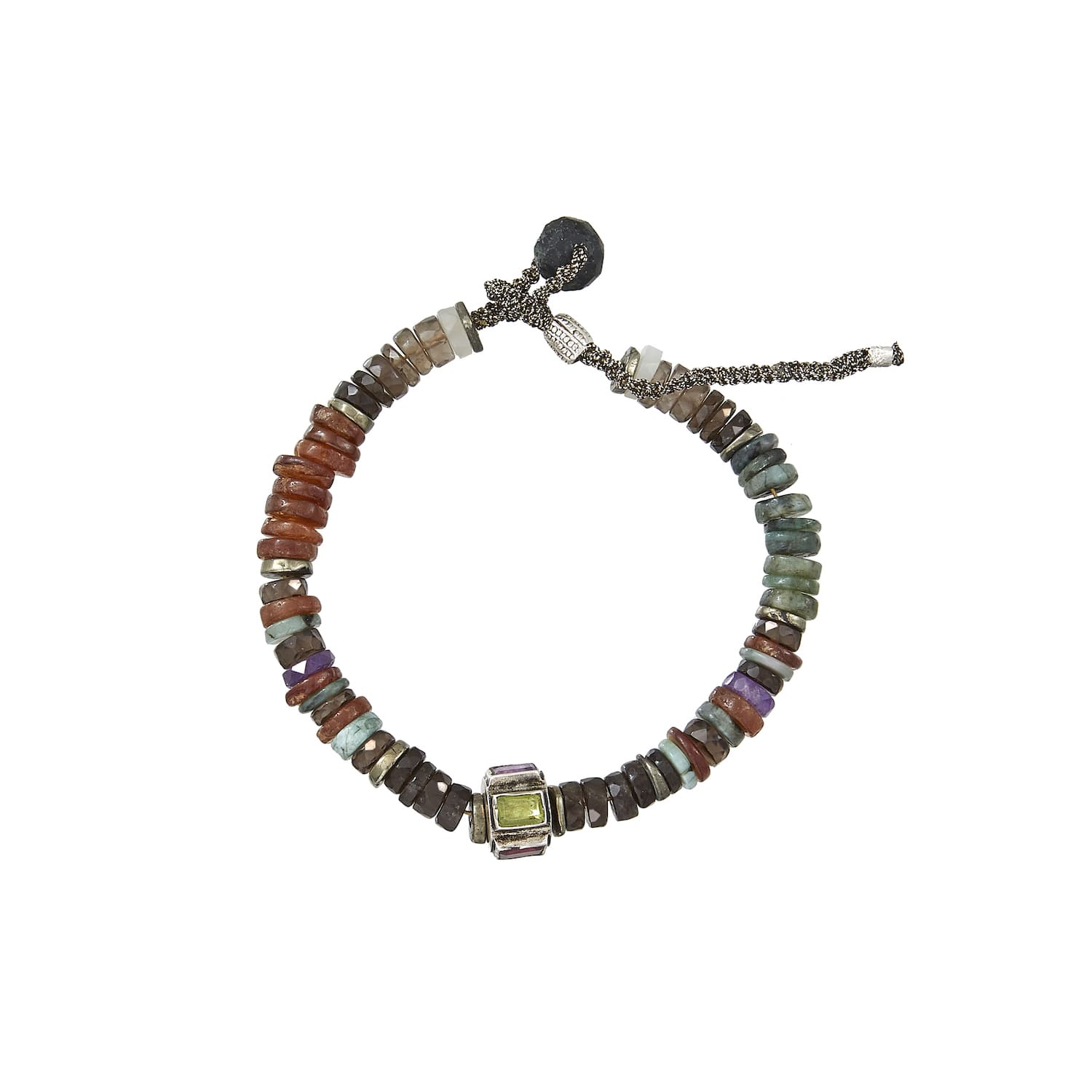 PRO - ANILA SILVER Bracelet Multicolore & perle multi-pierres