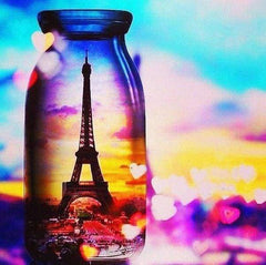 Diamond Painting - Vaso Torre Eiffel Diamond Painting