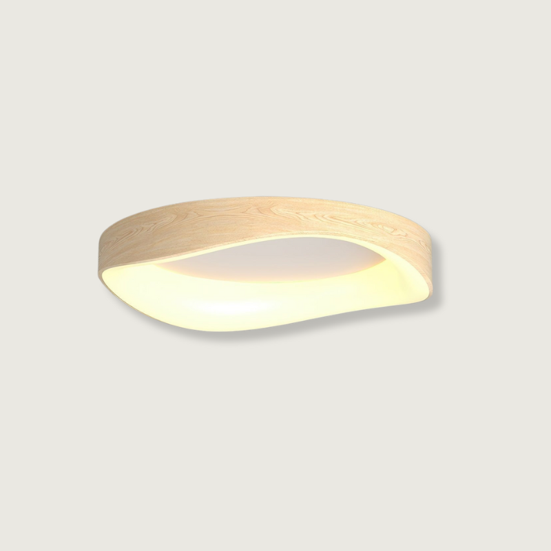 ScandiLuz - Lámpara de Techo de Madera Estilo Nórdico