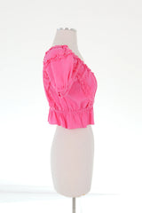 Cute And Cropped Top - Pink