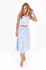 The Ember Top - Periwinkle