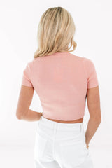 OOTD Crop Top - Light Pink