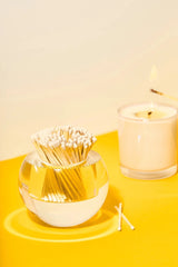 Acrylic Match Striker Set - White Matches