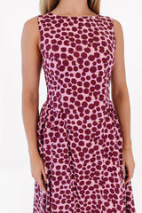 You’re Spot On Midi Dress - Purple