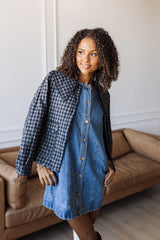 Charming Girl Jacket - Navy