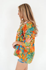 The Paloma Puff Sleeve Tunic - Multi