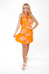 Just Landed Dress - Orange