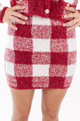 Happy Holidays Skirt - Red