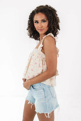 Sweet Like Me Crop Top - Cream