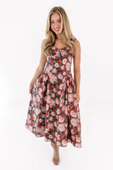 Friday Off Midi Dress - Brown