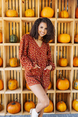 Isn't She Lovely Romper - Rust