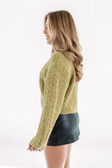 Nice To Meet You Sweater - Green