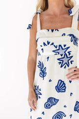 Sea Star Midi Dress - Cream