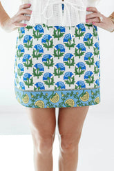 Flirty To Fancy Skirt - Blue